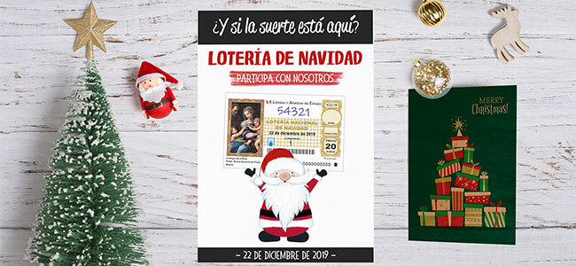 cartel de Lotería de Navidad - CartelGratis.com