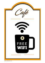 Cartel wifi gratis