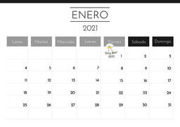 Calendario 2021 - CartelGratis.com