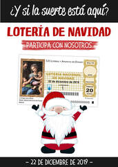 cartel lotería de Navidad 2019