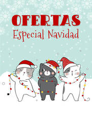 Cartel de ofertas especial Navidad imprimible gratis - CartelGratis.com