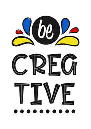 Poster be creative CartelGratis.com 