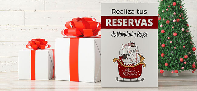 Cartel de reserva regalos de Navidad y Reyes - CartelGratis.com
